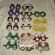 Christmas Eyes Paper Mask Christmas festive design New ( 17 pieces )