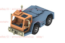 3D Printed 1/72 Aircraft carrier FT40E Tow truck unpainted
