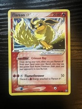 Pokemon Flareon Star 100/108 EX Power Keepers Holo Ultra Rare 2007 EN 70 on eBay