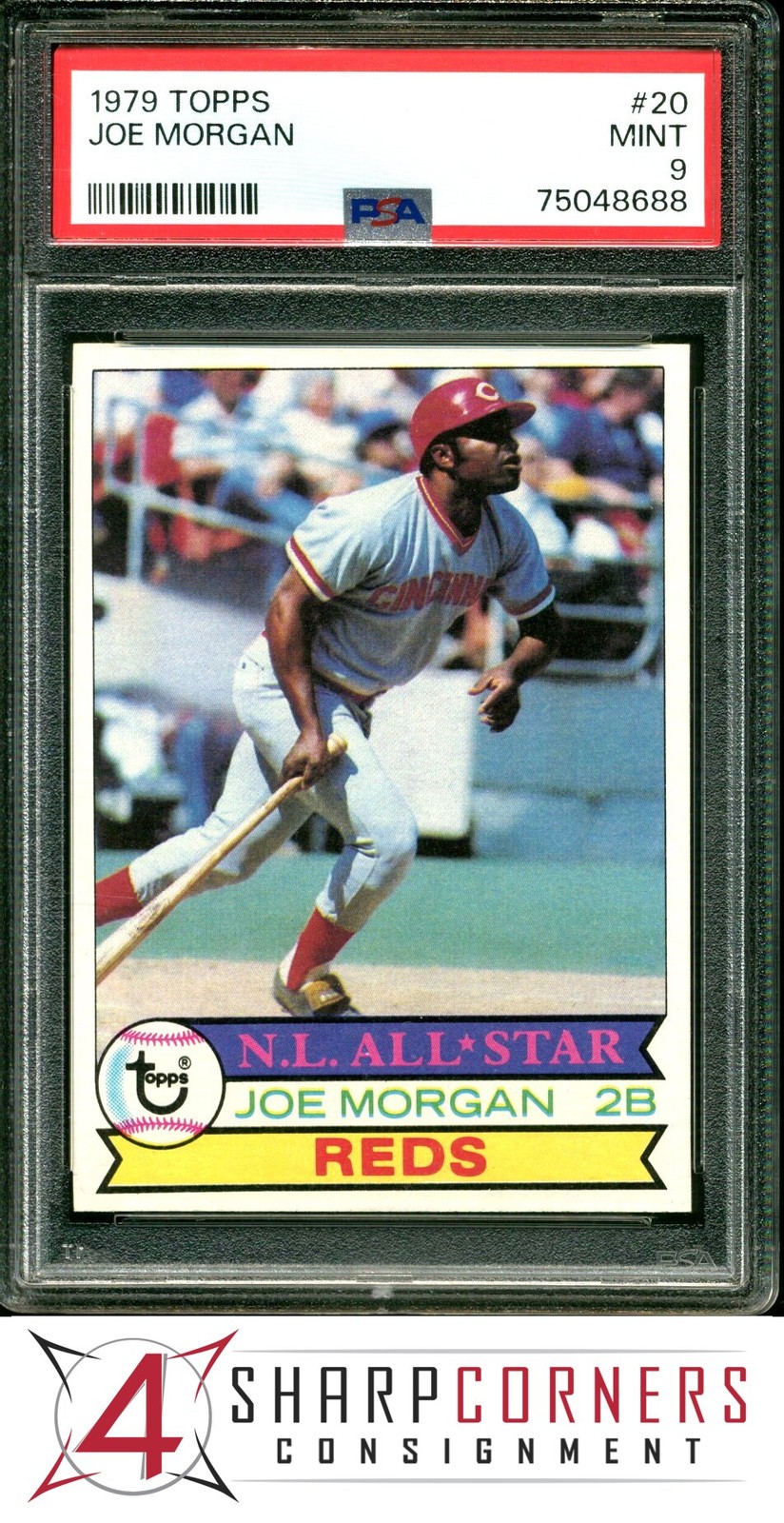 1979 TOPPS #20 JOE MORGAN REDS HOF PSA 9
