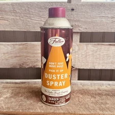 Vintage Fuller Brush Co Duster Spray 1lb Can 95% Full
