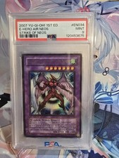 Yu-Gi-Oh! Elemental Hero Air Neos Ultra Rare 1st Edition PSA 9 STON-EN034