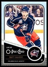 2011-12 O-Pee-Chee #71 Matt Calvert Columbus Blue Jackets Hockey Card