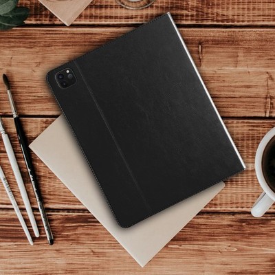 iPad Pro 11'' 1st Gen Case - Genuine Leather - With Pencil Holder-Sleep/Wake