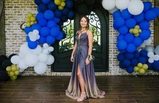 Purple prom dress size 6