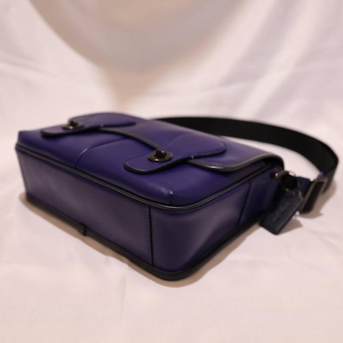 COACH Heritage Map Bag Indigo Midnight From Japan - Picture 9 of 9