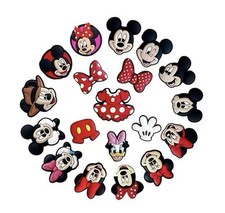 Minnie Mickey Croc Shoe Charms Set of 19