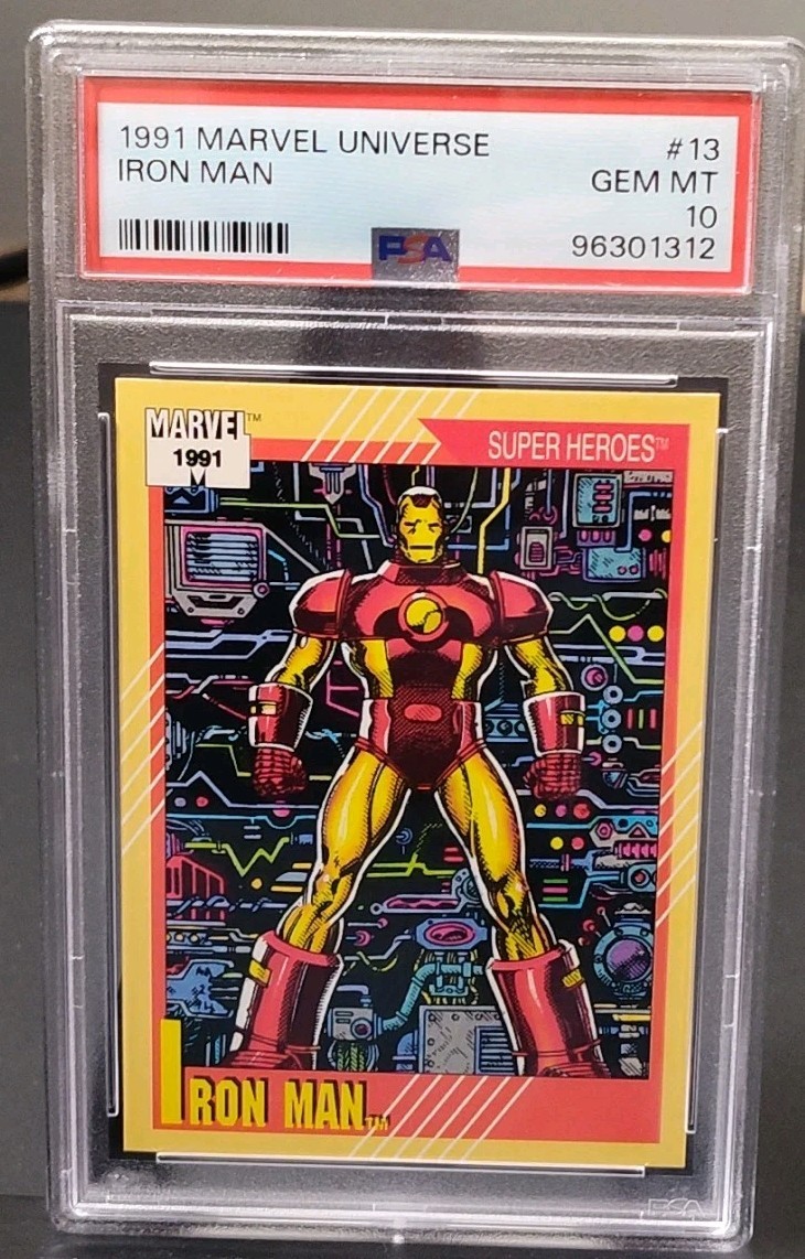 1991 Marvel Universe Iron Man #13 PSA 10