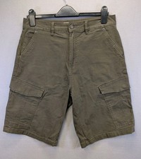 883 Police Shorts Size W32 Cargo Utility Casual Cotton Combat Khaki Green Duran