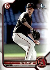 2022 Bowman Draft #BD-163 Nate Savino DIAMONDBACKS