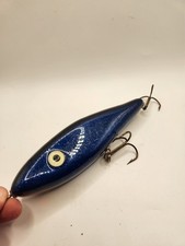 7" Dunwright Top Dancer Blue Scale Walk The Dog Wakebait Topwater Musky Lure