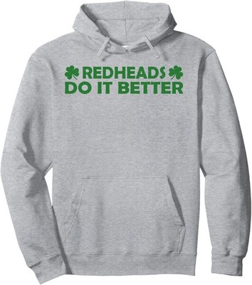 Do It Better St Patrick's Day Dibs on The Redheads Unisex Hooded Sweatshirt