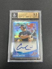2013 Topps Chrome #148 Evan Gattis Rookie Autographs #/199 Beckett 9.5!