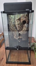Exo Terra Terrarium vivarium 30x30x60cm & Light Canopy - Mini X-Tall Paludarium