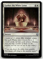 Gather the White Lotus (Foil) #20 Avatar: The Last Airbender