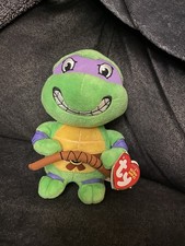 New Donatello Teenage Mutant Ninja Turtles TY Beanie Baby