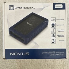 Oyen Digital Novus Rugged External Hard Drive Enclosure USB-C 3.2 up to 10Gbps