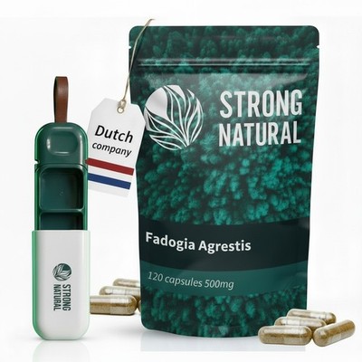Fadogia Agrestis 10:1   120 Kapseln [500 mg + Kostenlose Pillendose]