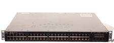 Cisco 3650 WS-C3650-48TS-E 48-Port PoE 4X1G Gigabit Network Switch Dual PSU