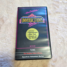 MCA The Complete Universal Studios Tour VHS Complete 1988 Travel Doc