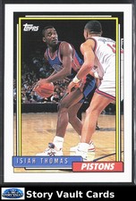 Isiah Thomas Hof 1993-94 Topps 331 Nm Detroit Pistons Nba
