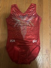 GK Elite Simone Biles Adult M Gymnastics Leotard. Team USA Replica Leotard.