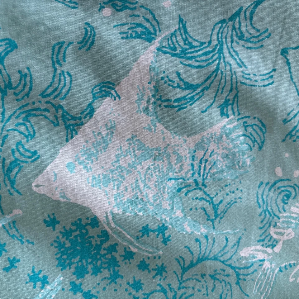 Tela con huellas de manos Key West de Zuzeck, Sea Angels 3,25 yardas Foto 3 de 3