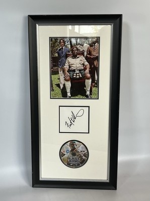 The Last King of Scotland Memorabilia Rahmen Forest Whitaker handsigniertes Foto