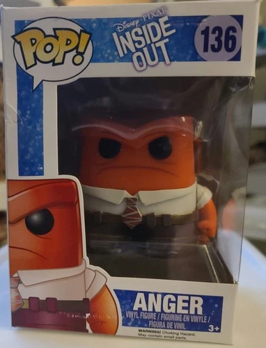 Funko Pop! Disney/Pixar - Inside Out - Anger #136 Vinyl Figure - IN PROTECTOR
