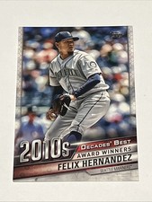 Felix Hernandez #DB-98 2020 Topps Decades Best Seattle Mariners Baseball Card