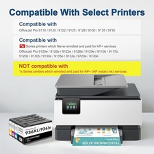 HP Office Jet 936e 936XL Ink Cartridges  4-PACK  High Page Yield 
