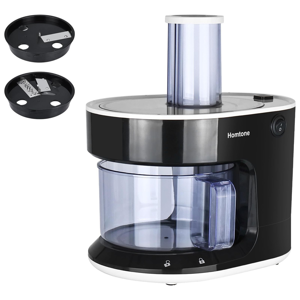 Zoodles Machine Electric Vegetable Spiralizer Homtone 4-in-1 Electric Spiralizer – Make ...