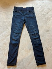 Topshop Moto Maternity UK 8 Leigh Dark Blue Wash Jeans Stretch Waist L32