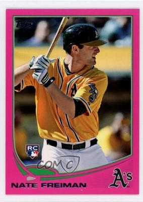 2013 Topps Update Pink /50 Nate Freiman #US264 Rookie RC 0ut3