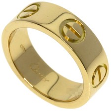 Anillo de amor CARTIER #46 anillo oro amarillo K18 damas [usado]