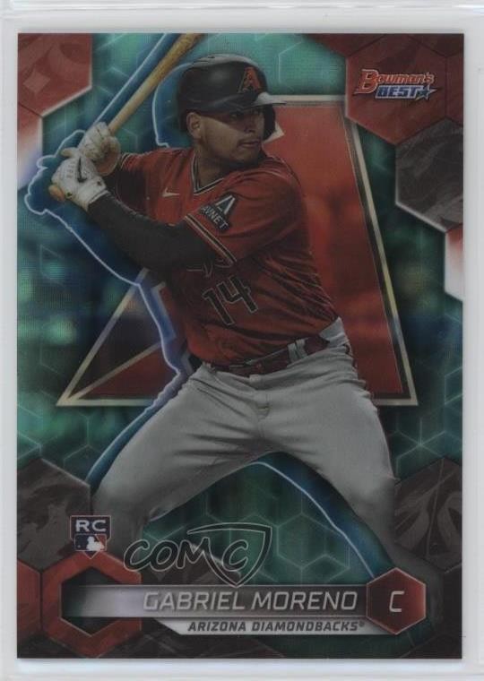 2023 Bowman's Best Aqua Lava Refractor 141/199 Gabriel Moreno #38 11o2