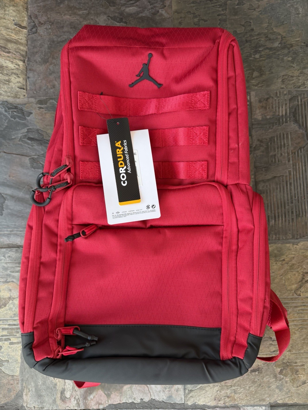 Nike Air Jordan Collector Backpack 31.5L Gym Red Cordura MA0