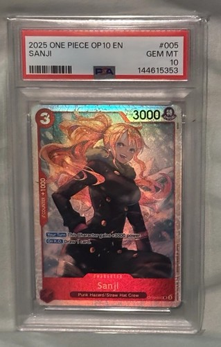 Sanji (Parallel) graded PSA 10 for sale on eBay