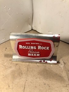 rolling rock Premium beer signs vintage table top display