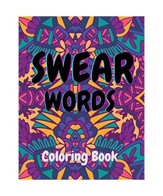 Swear Words Coloring Book, V. V. Print