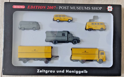 Wiking  PMS 80-12 Edition 2007 Fahrzeug-Set der Deutschen Post 1:87 in OVP