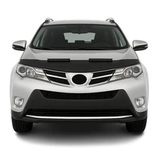 Car Bonnet Mask Hood Bra for Toyota RAV4 2013-2015 Black 1 Pc