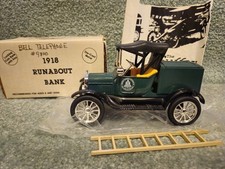 ERTL 1918 RUNABOUT BELL TELEPHONE W/LADDER PAPER 9800 1988 2520 ISSUED RARE