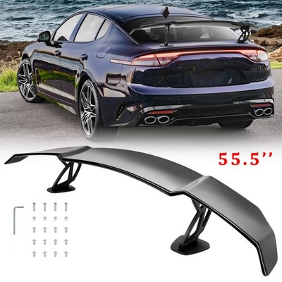 For Kia Stinger GT GT2 Gloss Black 55.5'' GT Racing Rear Trunk Spoiler Wing Lip