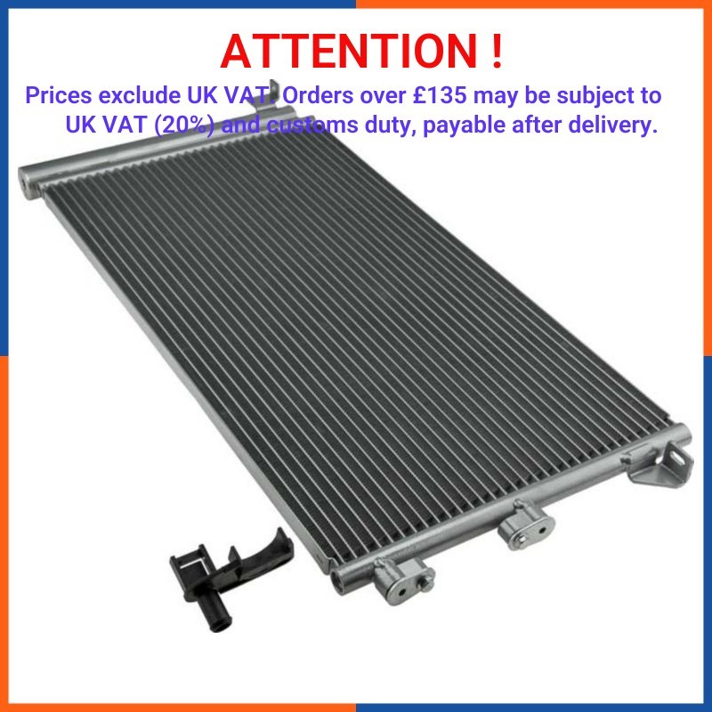 Condensateur de clim FIAT résout les pannes d'air frais CCS-FT-016
