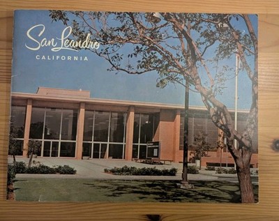 1964 Booklet For San Leandro CA 36-Page Facts & Figures Interest Points
