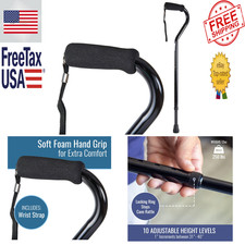Walking Cane Lightweight Adjustable from 30-39 Inches Supports Up to 250 Pounds
