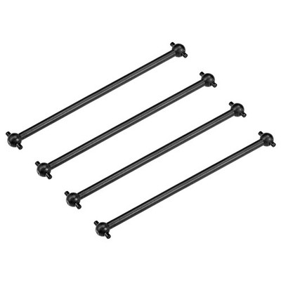 4Stk. 89.5mm Auto Dogbone Antriebswelle für 1/10 RC PKW Schwarz