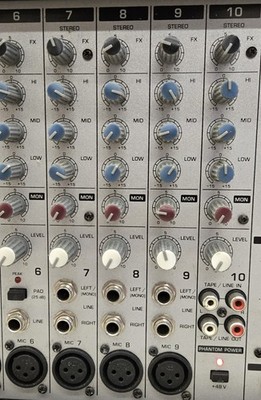 Behringer Europower PMX2000 Powered Mixer Multi Effects 10 Channel