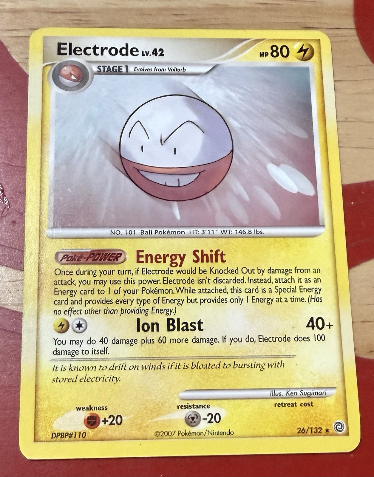 Electrode 26/132 - Secret Wonders - Pokemon Card